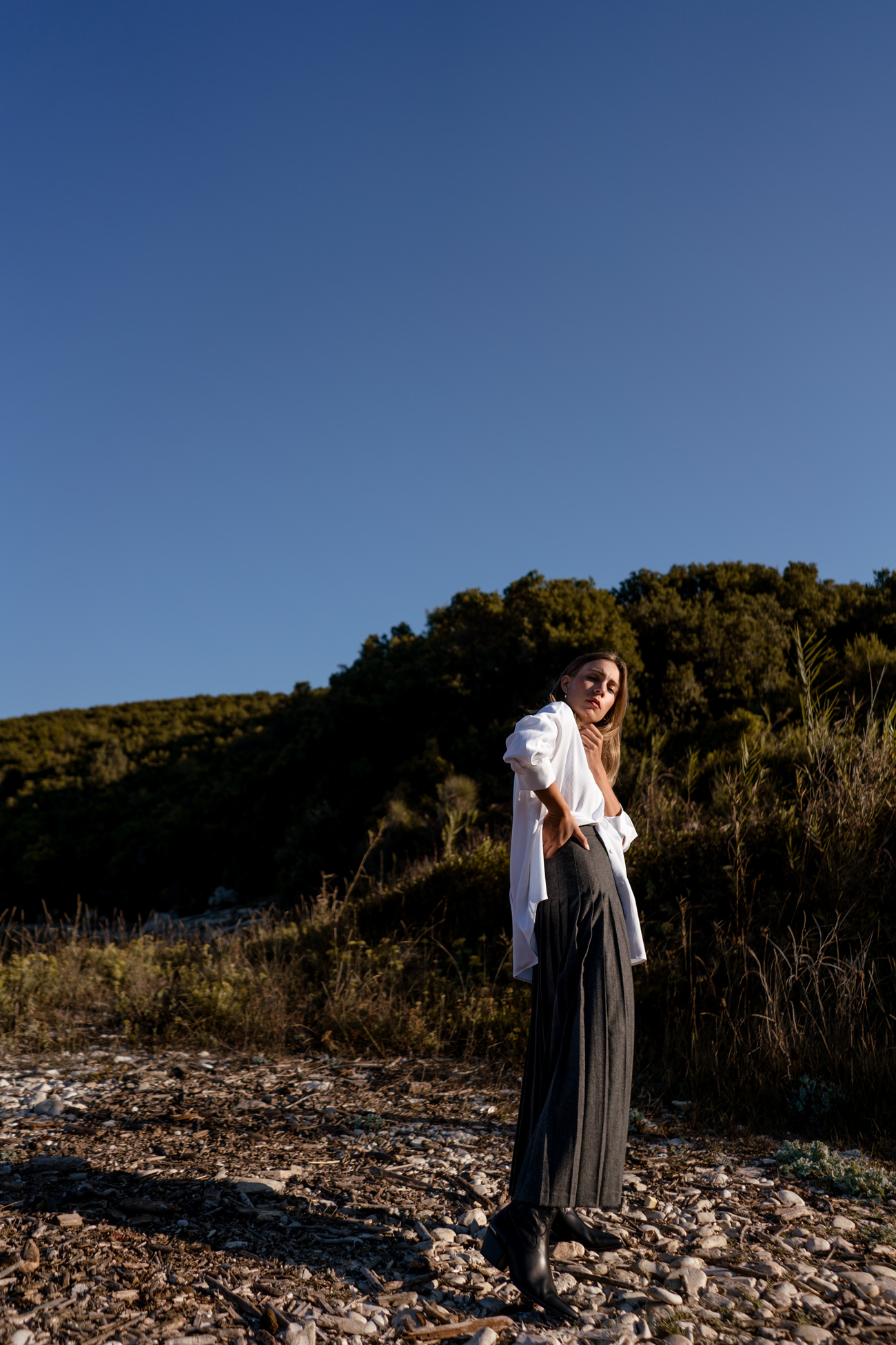 Massimo Dutti-DressedInDutti-Cowboy Boots-editorial ocean shoot-time-zeit ist kostbar-Modeblog Heidelberg-Modeblog Mannheim-Styleblog Deutschland-fashion blog Germany-Sariety.com-Sarah Schaefer-Sarah Czok